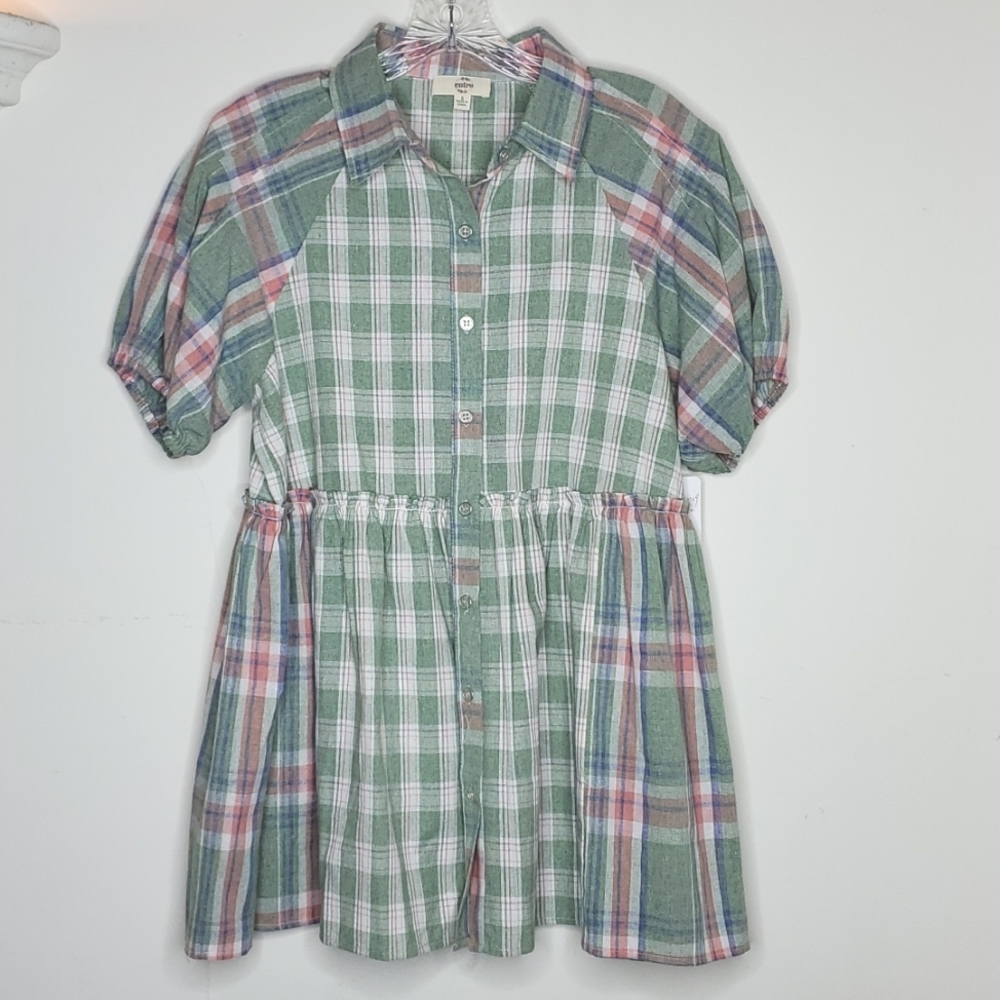 Entro Anthropologie Guest Brand Babydoll Cottagecore top Oversized Cottagecore S